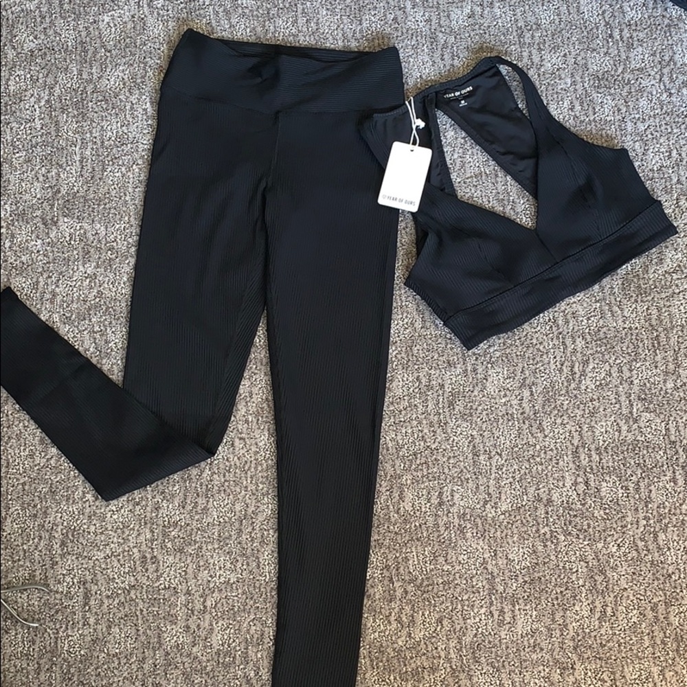 Year of Ours bra and legging set
